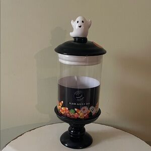 Halloween Ghost Candy Jar with Lid